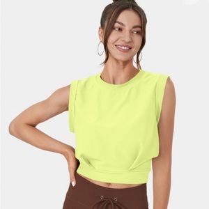 Halara pet hair resistant cropped sleeveless